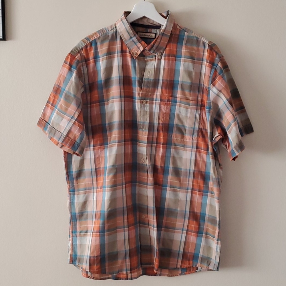 G.H. Bass&Co. Shirt Men Short Sleeve XL Size